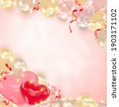 valentines day background with... | Shutterstock .eps vector #1903171102