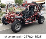 Small photo of Bordeaux , France - 10 19 2023 : Kinroad KR-1100 OVERLORD homologated 2 people powerful racy Buggy