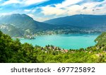 View Of The Annecy Lake In The...