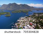 Aerial Of Tofino  Vancouver...
