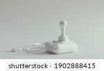 White Retro Wireless Joystick...