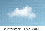 transparent clouds isolated on... | Shutterstock .eps vector #1735680812