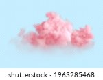 Realistic Pink Fluffy Clouds...