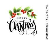 Merry Christmas Red Green Text Free Stock Photo - Public Domain Pictures