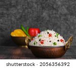Traditional Indian Basmati Rice Bowl 