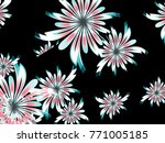 Abstract Fractal Background...