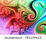 Abstract Fractal Background...