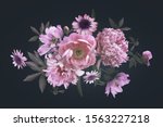 floral vintage decoration.... | Shutterstock . vector #1563227218