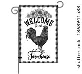 farm flag. welcome to our... | Shutterstock .eps vector #1868941588