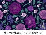 vintage seamless pattern.... | Shutterstock .eps vector #1936120588