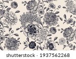 Floral Seamless Pattern Flowers ...