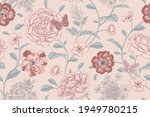 vintage seamless pattern.... | Shutterstock .eps vector #1949780215