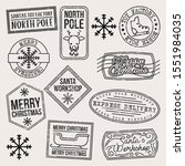 Christmas Grunge Stamps Set...