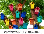 Multicolored Birdhouses.colored ...
