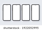 realistic iphone mobile phone... | Shutterstock .eps vector #1922052995
