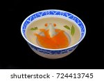 Goldfish In Bowl  Blue And...
