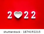 on a red background are white... | Shutterstock . vector #1874192215