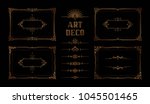 abstract geometric frame set ... | Shutterstock .eps vector #1045501465