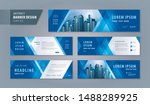 abstract banner design web... | Shutterstock .eps vector #1488289925