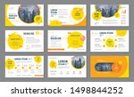 abstract presentation templates ... | Shutterstock .eps vector #1498844252