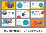 abstract presentation templates ... | Shutterstock .eps vector #1498844258