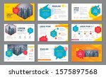 abstract presentation templates ... | Shutterstock .eps vector #1575897568