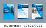 business leaflet brochure flyer ... | Shutterstock .eps vector #1762177238