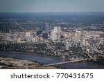 Ariel photo of downtown Tulsa
