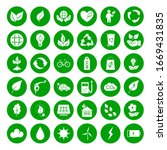 ecology icons set. vector... | Shutterstock .eps vector #1669431835