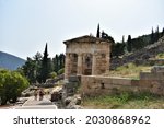 Athenian Treasury Building At...