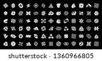 abstract logos collection.... | Shutterstock .eps vector #1360966805