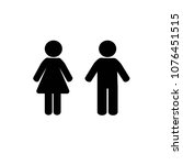 Wc Icon. Toilet Women And Men...