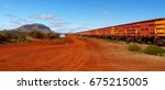 Long Mining Train In Western...