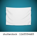 white blank vector banner... | Shutterstock .eps vector #1165554685