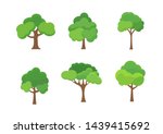 flat tree icon illustration.... | Shutterstock .eps vector #1439415692