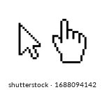 hand cursor mouse icon. cursor... | Shutterstock .eps vector #1688094142