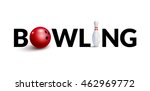 Bowling Word 3d Design Template....