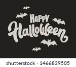 happy halloween vector... | Shutterstock .eps vector #1466839505