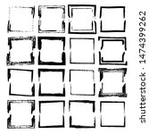 set of square frames. borders... | Shutterstock .eps vector #1474399262