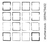 set of black square grunge... | Shutterstock .eps vector #1859675632