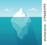 Cartoon Iceberg Background....