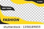 modern fashion beauty banner... | Shutterstock .eps vector #1358189855