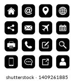 website icon  web icon set... | Shutterstock .eps vector #1409261885