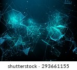 abstract futuristic background... | Shutterstock .eps vector #293661155