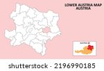 Lower Austria Map. State And...