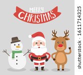 merry christmas  merry... | Shutterstock .eps vector #1611714325