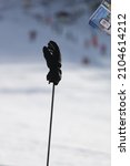 Glove Stuck In The Ski Pole In...