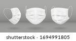 medical mask in three... | Shutterstock .eps vector #1694991805