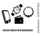 Please Check Your Belongings...