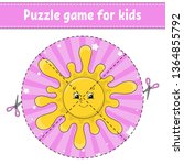 puzzle game for kids .... | Shutterstock .eps vector #1364855792